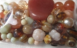 Glass Beads - Luxury Bead Pack - Caramel Corn 2505