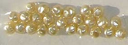 Glass Beads - Pearlescent Cream Spacer Bead Pack 102928
