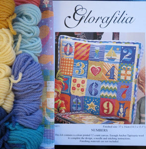 Glorafilia Tapestry Kit, Needlepoint Kit Numbers