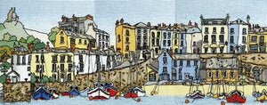 Harbour Town, Tenby, Cross Stitch Kit, Michael Powell Art  X70