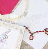 Fox Embroidery Kit with Hoop, Hawthorn Handmade
