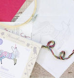Unicorn Embroidery Kit with Hoop, Hawthorn Handmade