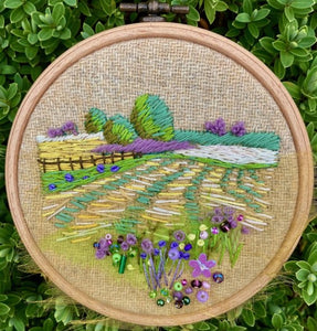 Hayfield Embroidery Kit, Rowandean Embroidery