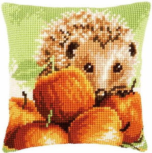 Hedgehog with Apples CROSS Stitch Tapestry Kit, Vervaco PN-0155865
