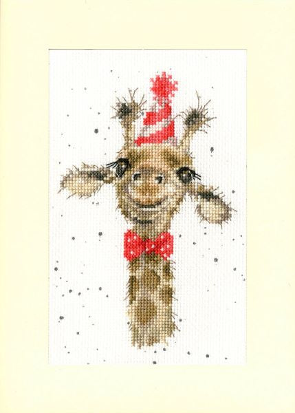 I'm Just Here for the Cake Cross Stitch Kit Greeting Card, Bothy Threads XGC30