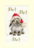 Ho! Ho! Ho! Christmas Card Cross Stitch Kit, Bothy Threads XMAS49