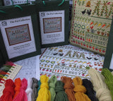 Kitchen Garden Sampler Tapestry Needlepoint Kit, The Fei Collection