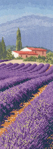 Lavender Fields Cross Stitch Kit, John Clayton Internationals, Heritage Crafts