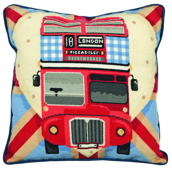 London Bus Tapestry Kit Needlepoint, Anchor ALR76