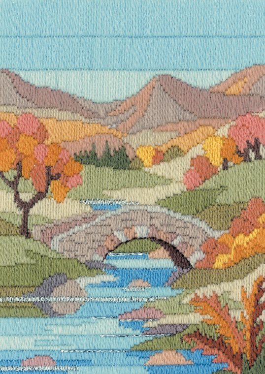 Long Stitch Kit, Mountain Autumn Long Stitch MLS3