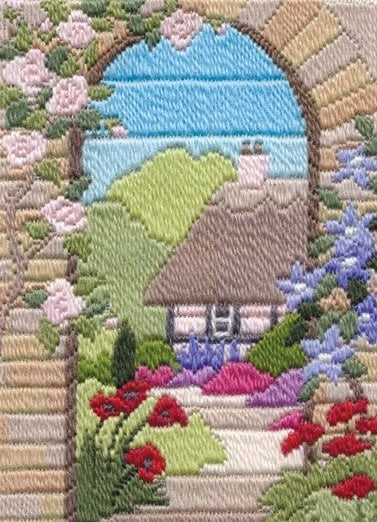 Long Stitch Kit, Cottage Garden Summer Long Stitch MLS18
