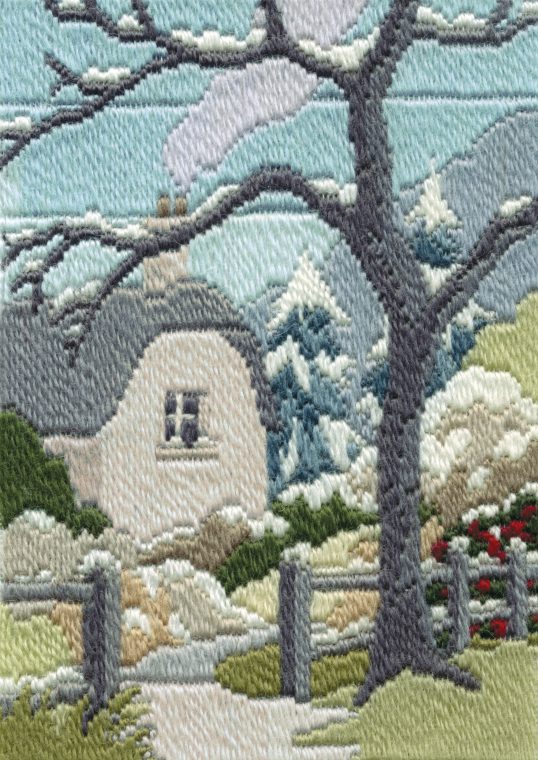 Long Stitch Kit, Cottage Garden Winter Long Stitch MLS20