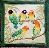 Love Birds Tapestry Kit Needlepoint Kit, The Fei Collection