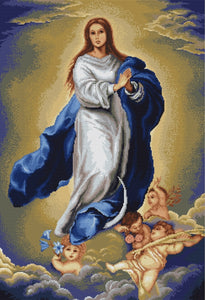 Immaculate Conception, Counted Cross Stitch Kit Luca-s B458