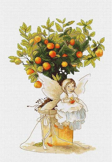 Mandarin Fairy Counted Cross Stitch Kit, Luca-s B1112