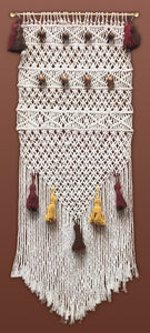 Macrame Kit, Macrame Wall Hanging Cotton Knot Kit Desert Dreams 38"