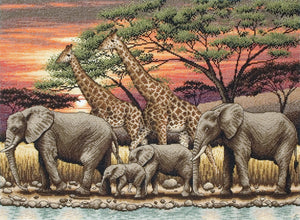 African Sunset Counted Cross Stitch Kit, Maia 5678000-1026
