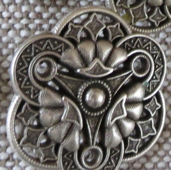 Metal Buttons, Venetian Style Designer Button - 23mm