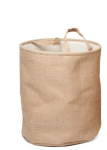 Natural Storage Basket with Handles, Needlework Organiser Bag - 35cm