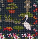 Oriental Garden Sampler Tapestry Kit Needlepoint Kit, The Fei Collection