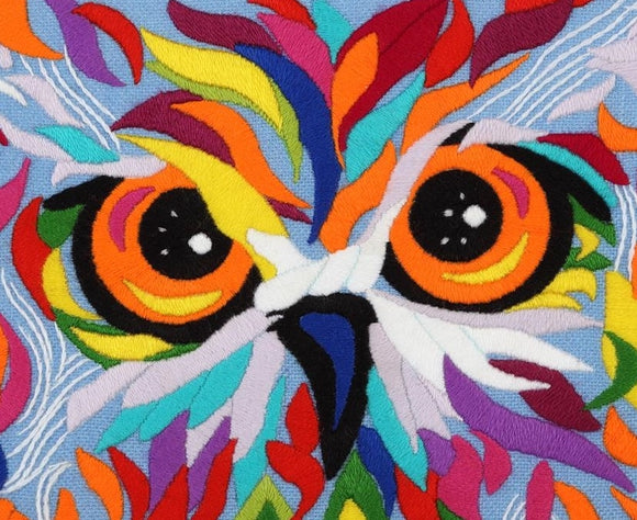Owl Embroidery Kit, Freestyle VDV TM-0780