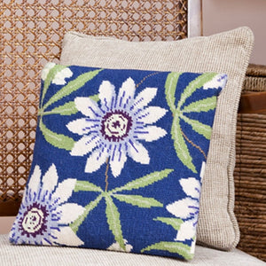 Passion Flower Tapestry Kit Cushion / Herb Pillow, Cleopatra's Needle HP51