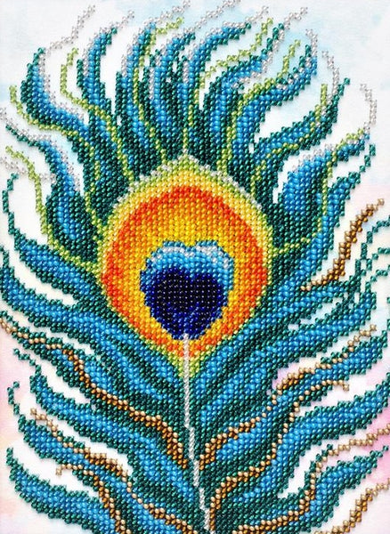 Peacock Feather Bead Embroidery Kit, Bead Work Kit VDV, TN-1049 – Sew  Inspiring UK