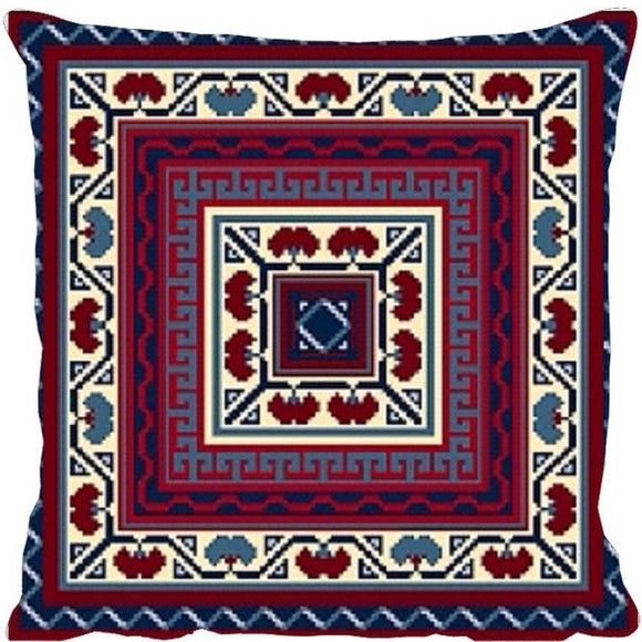 Persian Tile Kelim Tapestry Needlepoint Kit, Designers Needle