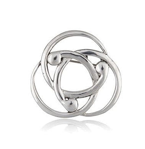English Pewter Brooch - Love Knot 3947