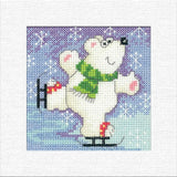 Christmas Card Cross Stitch Kits, Heritage Crafts, Karen Carter -SET of 4