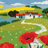 Poppy Landscape Tapestry Kit, Heritage Crafts