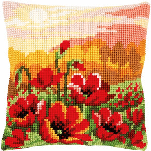 Poppy Meadow CROSS Stitch Tapestry Kit, Vervaco PN-0157583