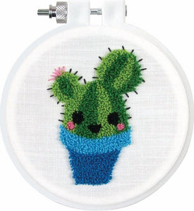 Punch Needle Kit, Cactus Punch Needle Embroidery Starter Kit 226