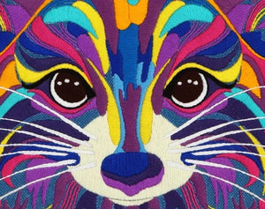 Raccoon Embroidery Kit, Freestyle VDV TM-0863