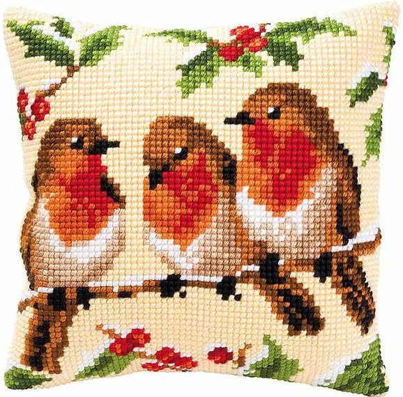 Robins CROSS Stitch Tapestry Kit, Vervaco pn-0008711
