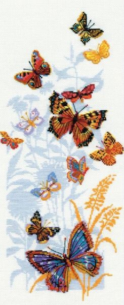 Butterflies Cross Stitch Kit, Riolis R902
