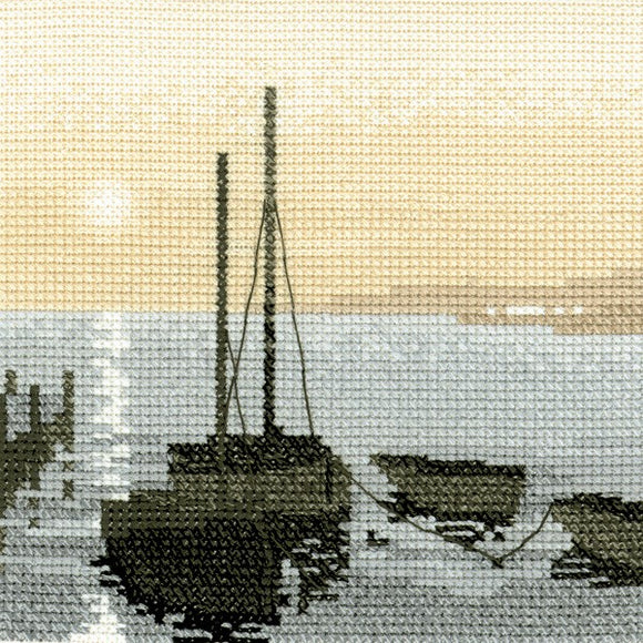 Safe Harbour Cross Stitch Kit, Silhouettes, Heritage Crafts