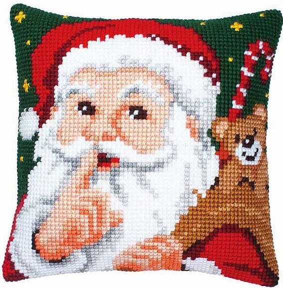 Santa CROSS Stitch Tapestry Kit, Vervaco PN-0008518