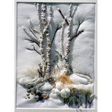 Silver Birch Trees Embroidery Kit, Rowandean Embroidery