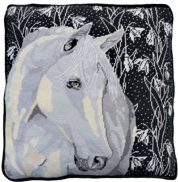 Horse and Snowdrops Tapestry Kit, Heirloom Needlecraft