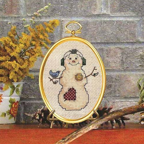 Snowman and Bluebird Cross Stitch Kit, Janlynn 021-1792