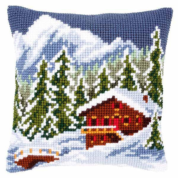Snowy Landscape CROSS Stitch Tapestry Kit, Vervaco PN-0146240