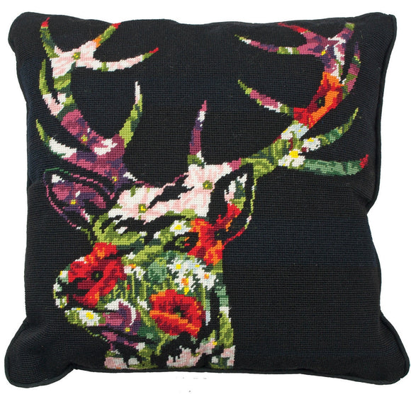 Stag Silhouette Tapestry Kit Needlepoint, Anchor ALR05