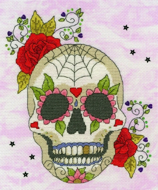 Sugar Skull Cross Stitch Kit, Bothy Threads XBD8