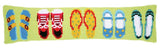 Summer Shoes CROSS Stitch Tapestry Kit Draught Excluder, Vervaco PN-0188105