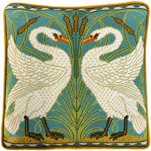 Swan, Rush and Iris Tapestry Kit Needlepoint Kit, Bothy Threads TAC18