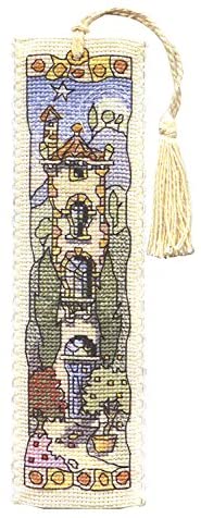 Tall Italian House Bookmark Cross Stitch Kit, Michael Powell Art BM015