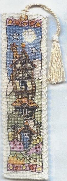 Tall Timber House Bookmark Cross Stitch Kit, Michael Powell Art BM014