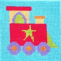 Train Tapestry Kit Starter, The Stitching Shed