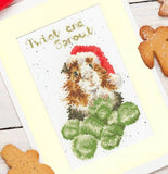 Twist and Sprout Christmas Card Cross Stitch Kit, Bothy Threads XMAS58